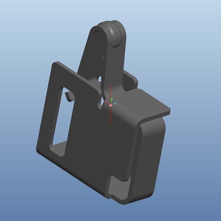 Shell-Integrated Shield Finger Battery Holder Spring Contact Cantilever Ground Spring