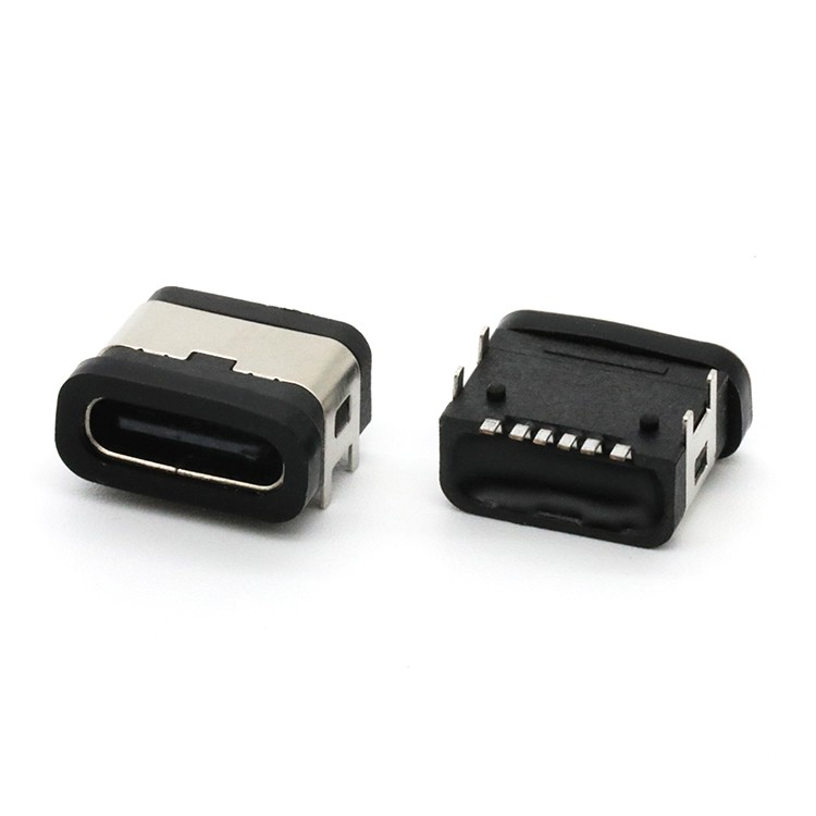 Waterproof USB-C Connector 6Pin