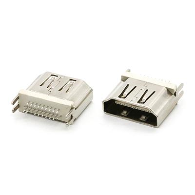 1.2mm HDMI A Type Female Connector for PCB