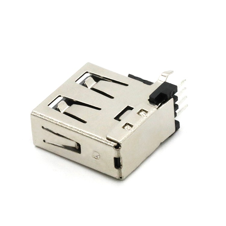  4Pin USB 2.0 Type A Upright Female Connector