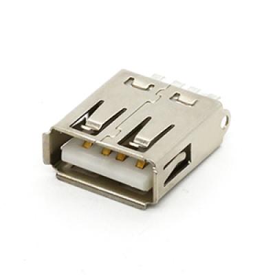 Vertical USB 2.0 A Female Wire Soldering Connector 