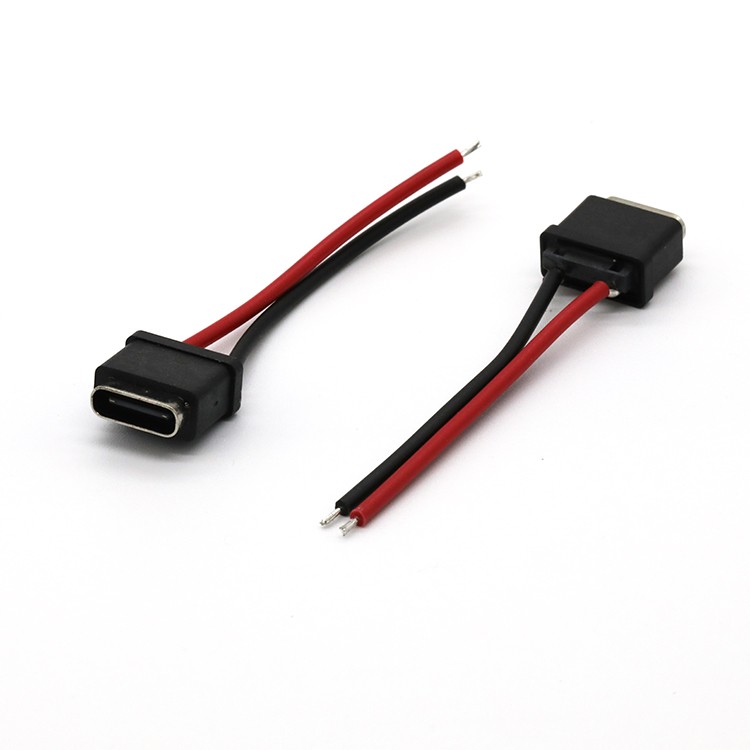  Waterproof 6P Type C USB Female Connector