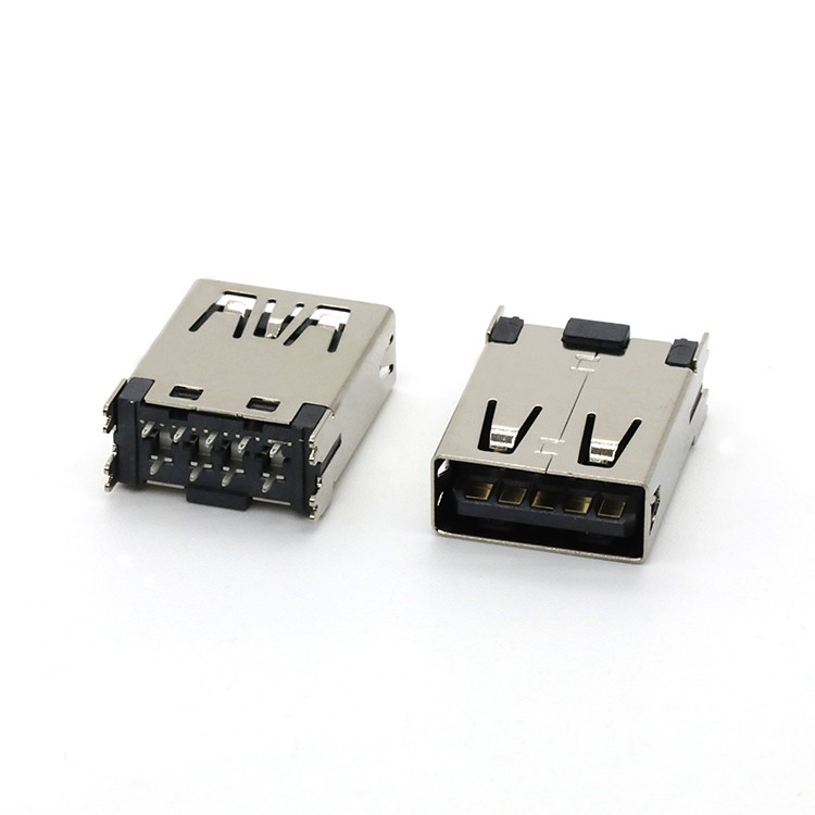 A Type USB 3.1 Female Socket Connector 180Degree