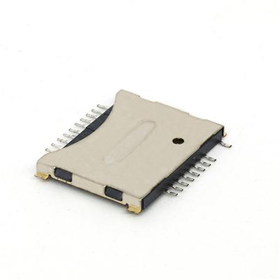 19Pin Micro SD 4.0 +Micro SD 2.0 Socket Connector SMT Type