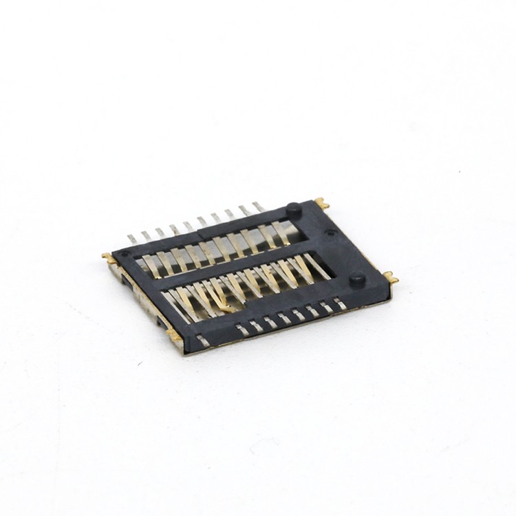 19Pin Micro SD 4.0 +Micro SD 2.0 Socket Connector SMT Type