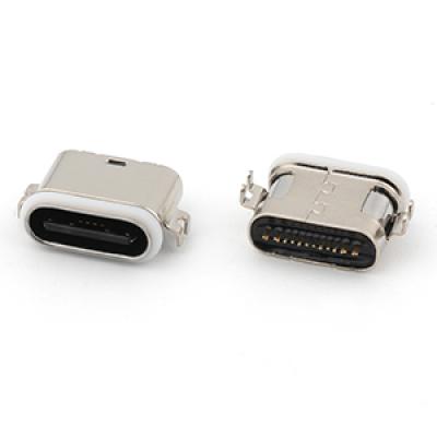 Mid Mount IP67 Waterproof C Type Female Receptacle Connector 16P 