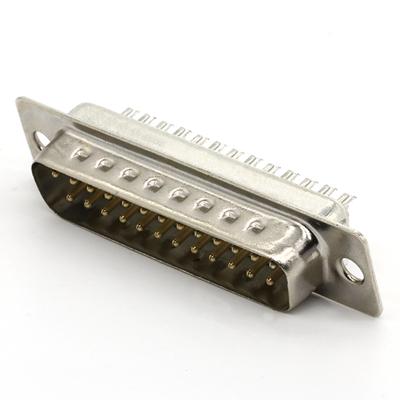 DP25 D- SUB 25Pin Male Plug Connector for Wire Soldering 