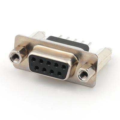 D-SUB Connector DB9 Female  Socket Through VGA Hole Connector for PCB