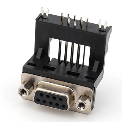 Dual Row D-SUB DB 9P Female Right Angle VGA Connector for PCB 