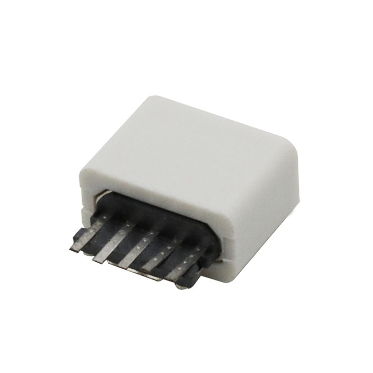 3 in 1 Micro USB 2.0 Male Plug Connector USB Kit 5Pin With White Plastic Cover for DIY