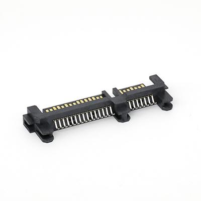 SATA 22Pin(7+15) Male Plug SMT Type Connector for 1.0MM PCB