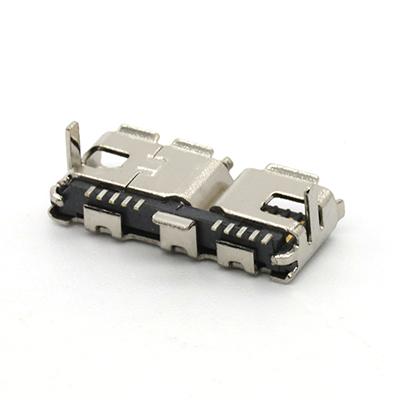 Surface Mount Micro USB 3.0 B Type 10Pin Female Socket Connector for PCB