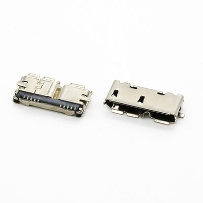 PCB Soldering Connector SMT Micro USB 3.0 Type B 10P Female Socket Connector