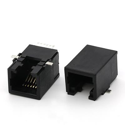RJ11 Tab Down 6P6C Female Socket Connector SMT Type for PCB