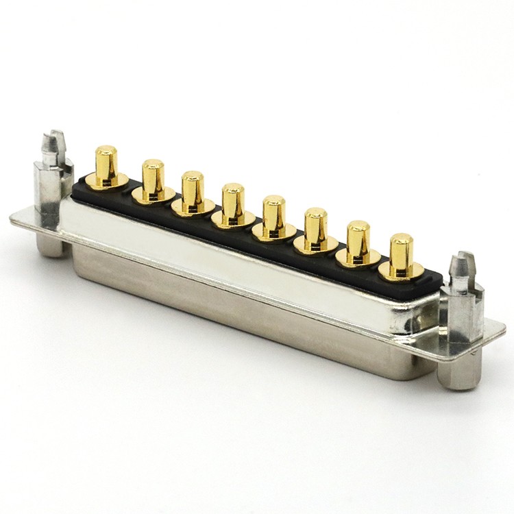 Vertical 8W8 Power DB Female VGA Nickel Plating Connector Solder Type