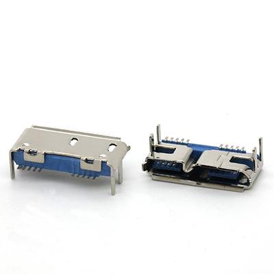 Vertical Mount Micro USB Connector Micro USB 3.0 Type B Female Connector