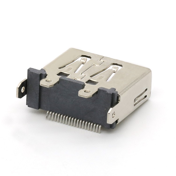 Vertical SMT Type H=13MM,20Pin Display Port Female Receptacle Connector