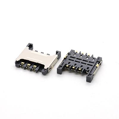 6Pin 2.65H Micro SIM Card Connector