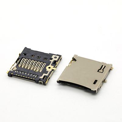 1.5H Top Mount Micro SD Push Push Card Connector