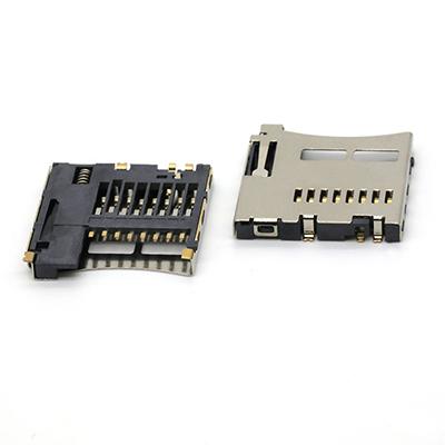 Push Push T-Flash Card Connector Normal Open TF Card Connector