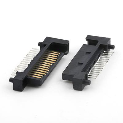 Vertical DIP Type 15P SATA B Male Connector