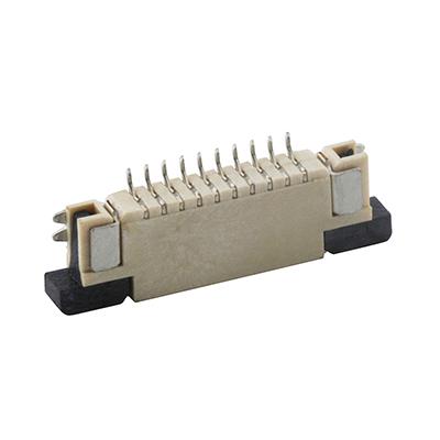 0.8mm FPC Connector Button Contact SMT Type 10P 0.8mm Pitch FPC Connector