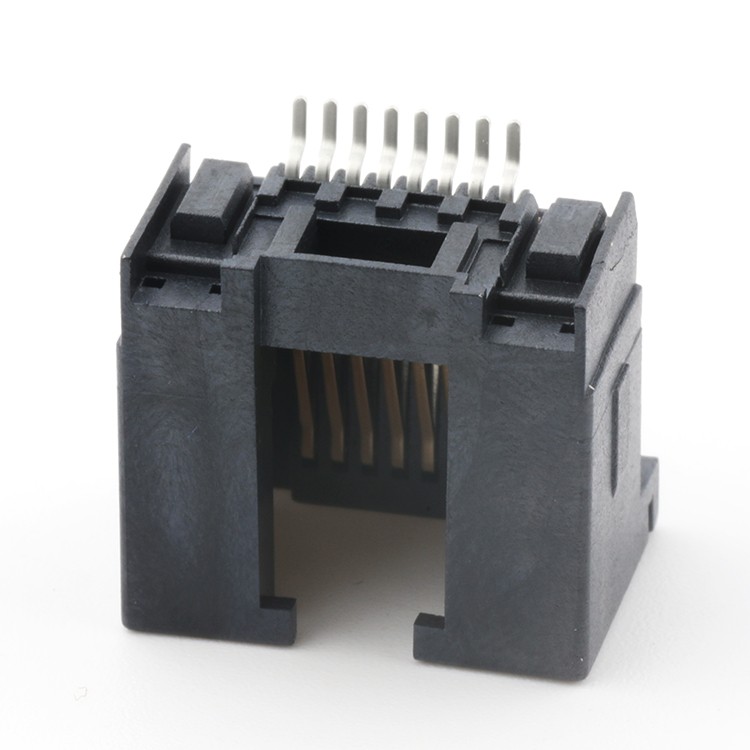 Mid Mount 8.4MM SMT Type Single Port RJ45 Female Connnector