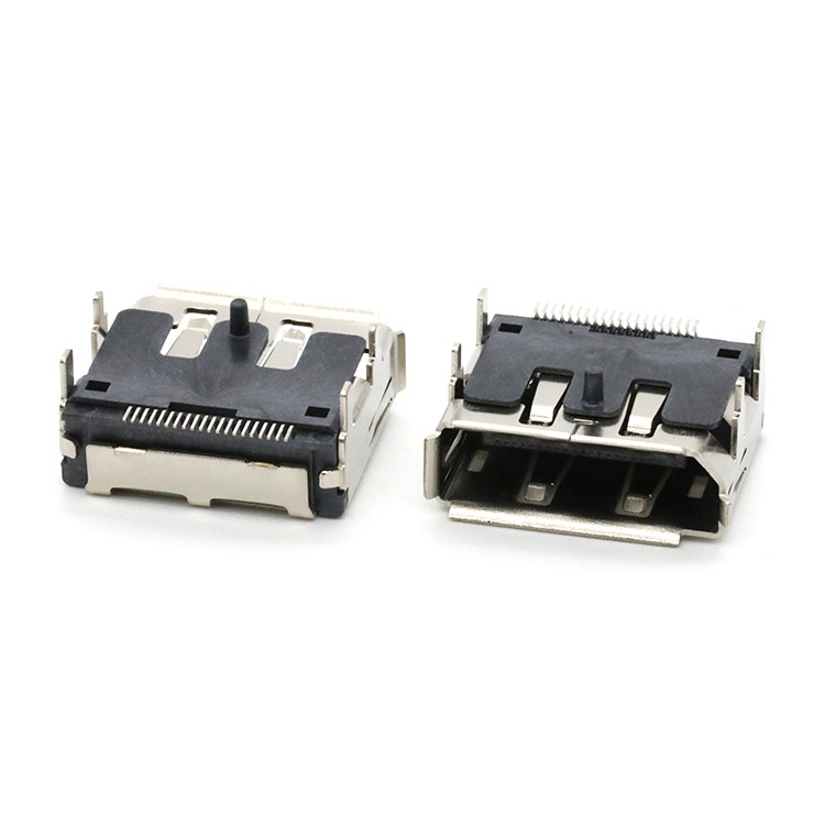 DP Connector Vertical 20Pin DP DisplayPort Female Connector