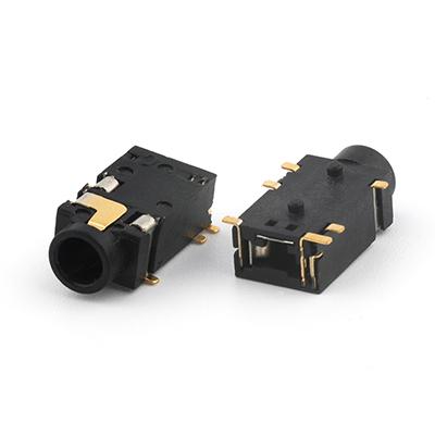  3.5MM SMT Audio 6P 3.5mm Phone Jack PCB Connector