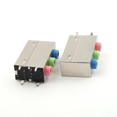 13P Headphone Socket PCB Mount 3 Pole 3.5mm Female Phone Audio Jack Connector