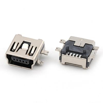 MINI USB 2.0 5P B Female Connector SMT short body