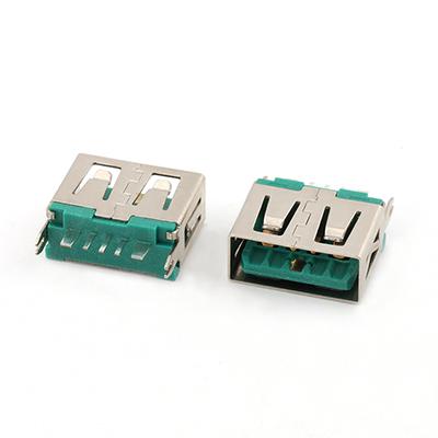 Vertical Dip Type 5Pin USB 2.0 A Type Female Socket Connector