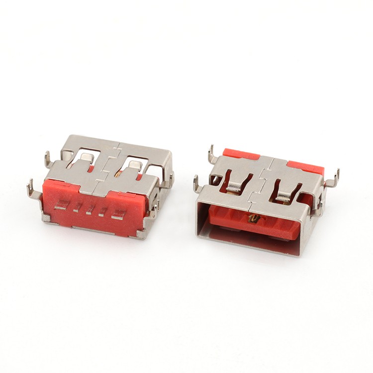 Mid Mount 1.2mm/1.8mm USB 2.0 A Type 5P Feamle Connector