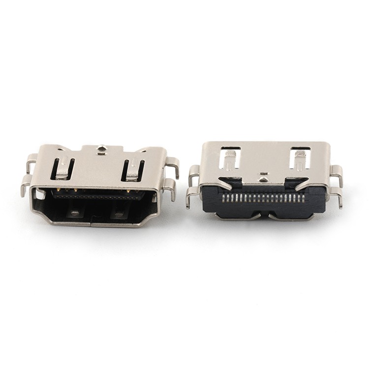 Mid Mount 1.6mm High Definition Multimedia Interface 19Pin Female Connector