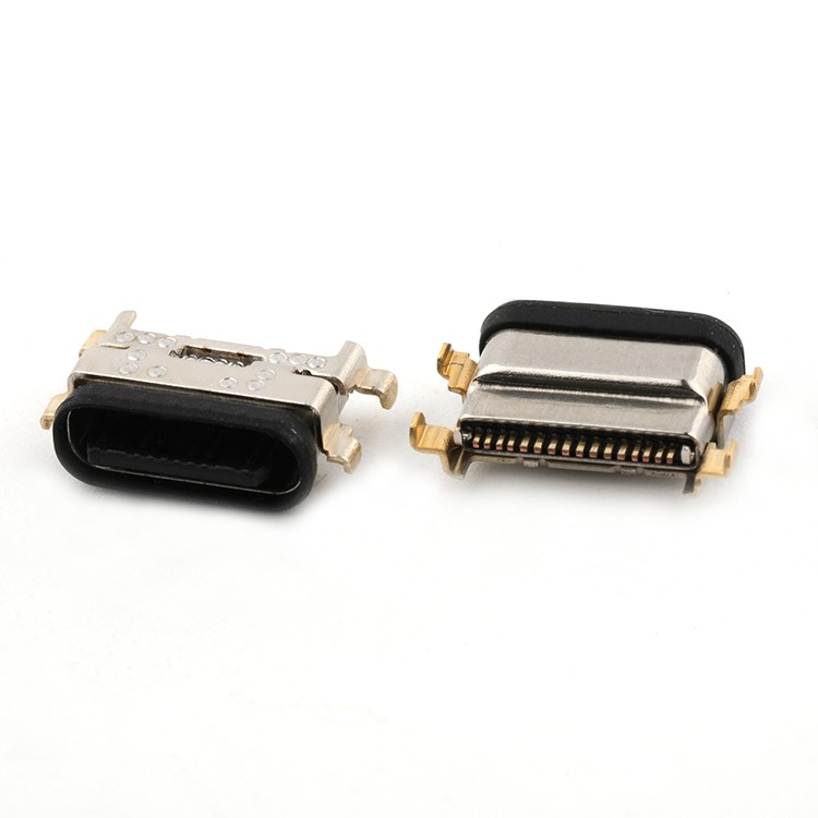 16Pin IP67 Waterproof USB Type C Female Socket Connector 