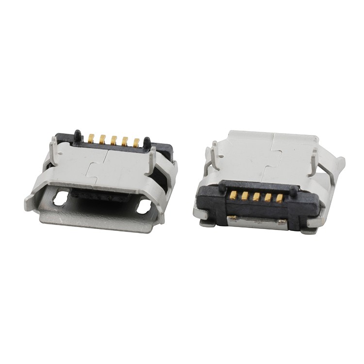 5Pin PCB Mount Micro USB Type B Micro USB 2.0 B Type Female Solder Connector