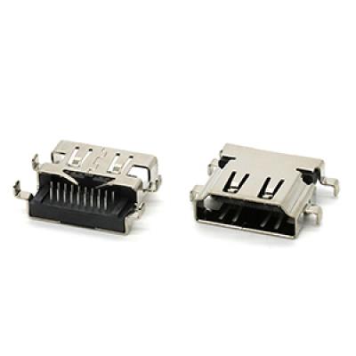 Panel Mount HDMI 19P Reverse Female Connector 