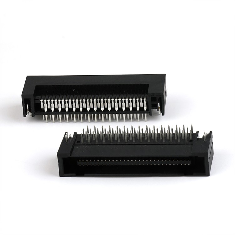 60 Position Plug OPS Male Connector 1.27mm Pitch Through Hole Right Angle Board to Board Connector