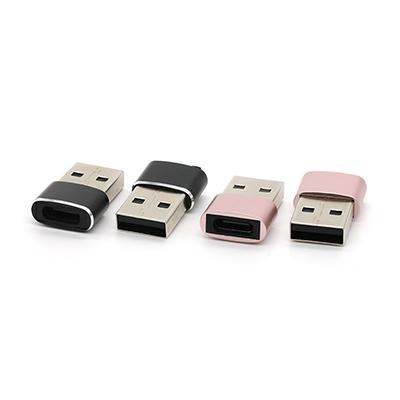 Aluminium Shell USB CType Female To USB A Type Male OTG Adapter