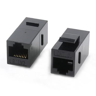 Female UTP 8P8C Coupler Rj45 Cat6 Keystone Jack Coupler RJ45 Cat6 Adapter